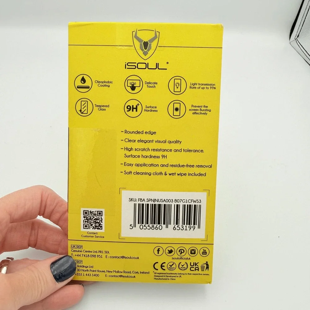iSOUL Glass Pro Screen Protector For iPhone 6 6S 7 8 SE‎ 2020 4PK High Clarity